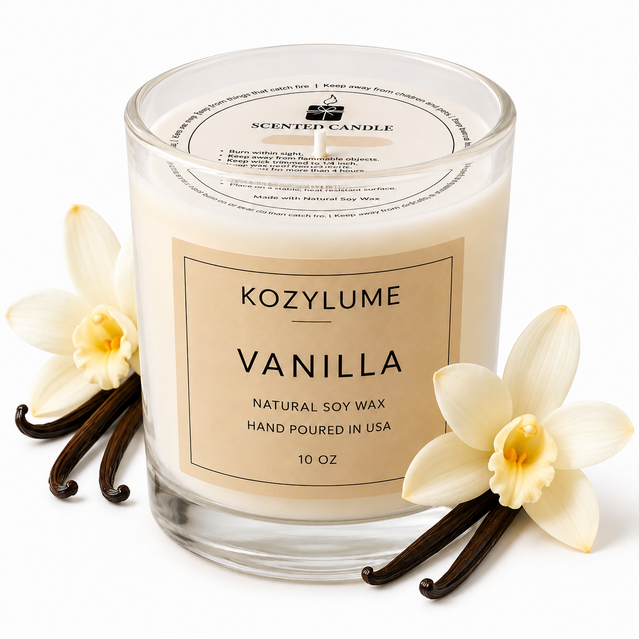 Kozylume™ Vanilla Candle